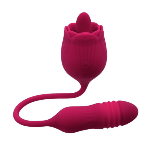 Evolved - Wild Rose Tong Vibrator - Red