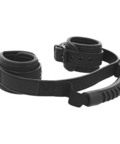 FETISH SUBMISSIVE – NOPRENE LINING HANDCUFFS WITH HANDLE 1