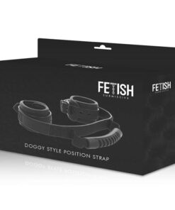 FETISH SUBMISSIVE – NOPRENE LINING HANDCUFFS WITH HANDLE 1