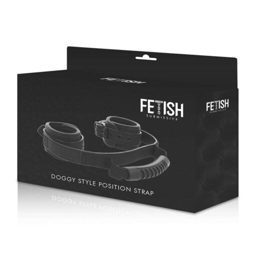 FETISH SUBMISSIVE – NOPRENE LINING HANDCUFFS WITH HANDLE 1